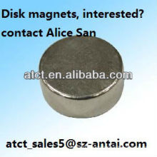 Strong Neodymium Disk Magnets for Clothing
